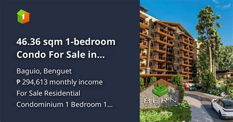 1 Bedroom Condo For Sale in Baguio, Benguet .